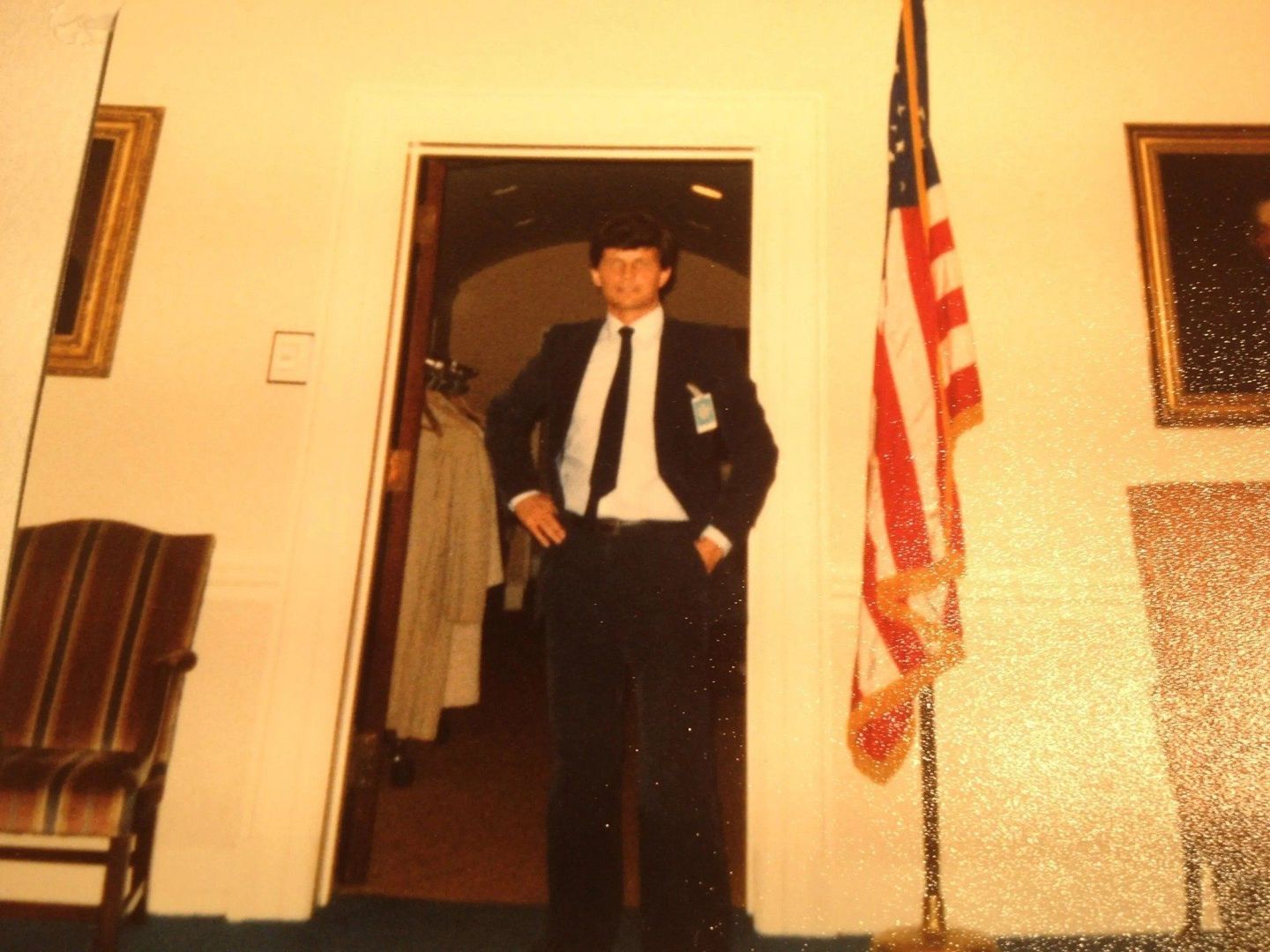 Oval Office des Weißen Hauses, 1979 — mit Dr. J. B. Koeppl